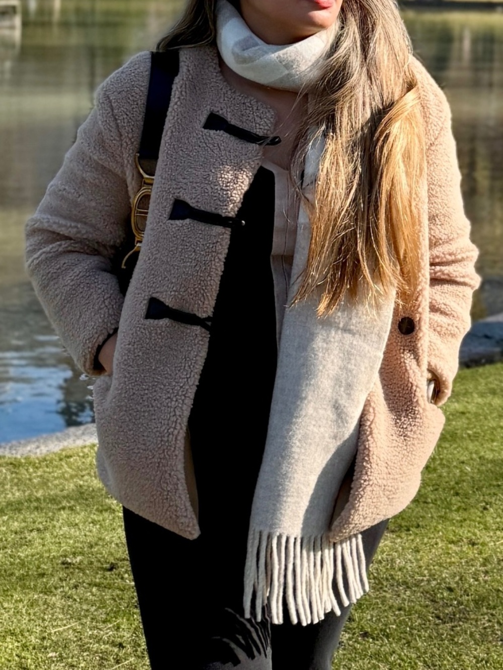 JCrew Toggle Sherpa Coat